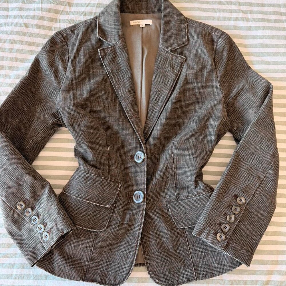 Vintage Vince Brown Blazer Size Bf 1 C